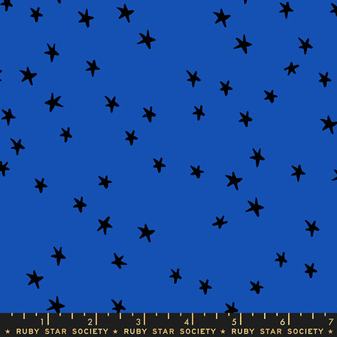 Starry Blue Ribbon - Ruby Star Society Sold by the Half Yard